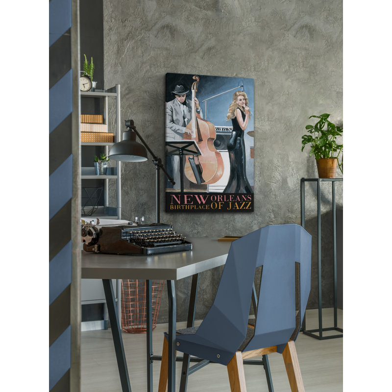Sing and Play by - Peinture sur toile tendue, H 18 po x l 12 po x 1,5 po