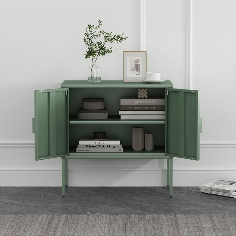 Accent Cabinet In Sage Green, Sage Green