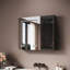 70 mm W 60 mm H Framed Mirrored Bathroom Cabinets 3 Shelves with Mirror-1735589591