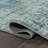 Regis Bohemian Medallion Machine-Washable Teal/Cream Rug-1959721770