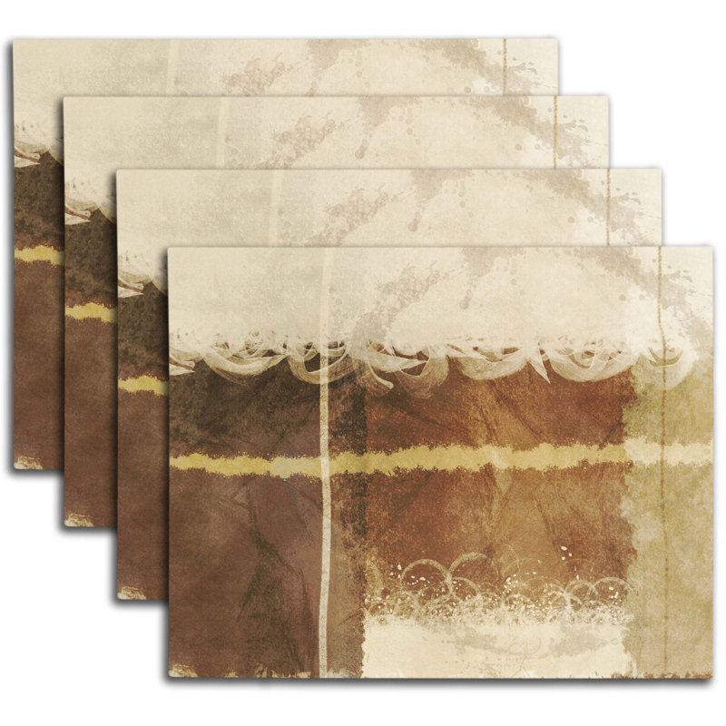 Napperon abstrait en polyester