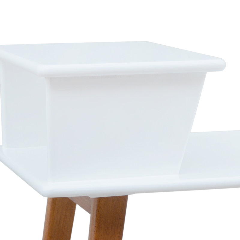 Strafford 27.2'' Solid Wood Console Table, White