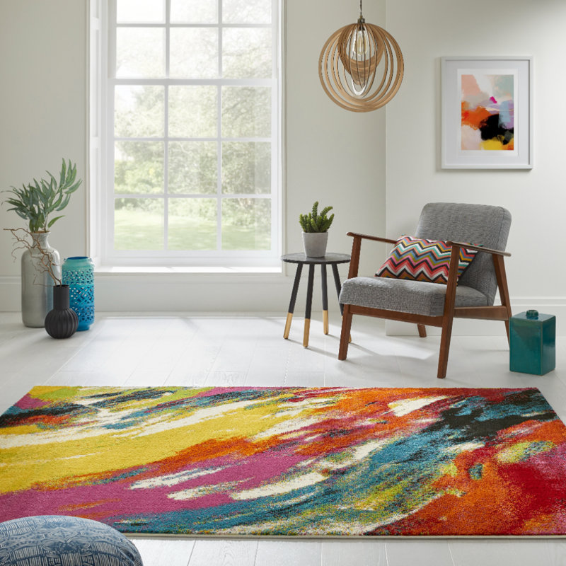 Abstract Area Rug, Rectangular 120 x 170cm