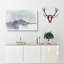 Moody Winter Mountain In Austria In Abstract - Wrapped Canvas Print-55310015