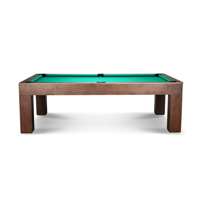 Paula Parsons Pool Table In Antique Coffee With Professional Installation Included, 32.5" H x 91" L x 52" W