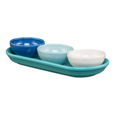 Fiesta Sunset Horizon Mixed Colors 4-Piece Condiment Set