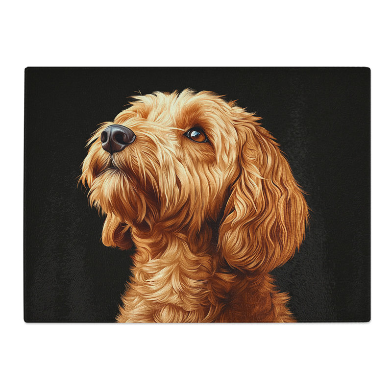 Cockapoo Dog Vol.5  Glass Chopping Board