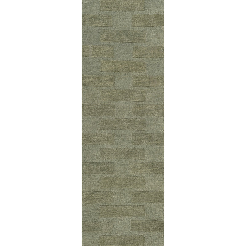 Remy Crosshatch Wool Area Rug, Runner 2'8" x 8'