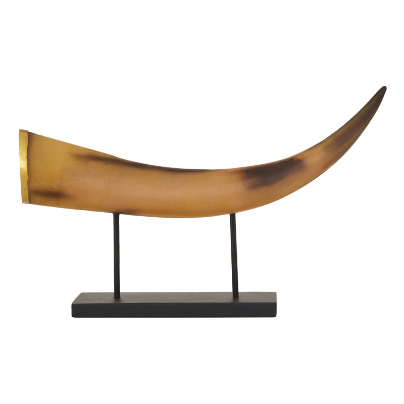 Fredericksen Abstract Figurines & Sculptures, Natural/Black