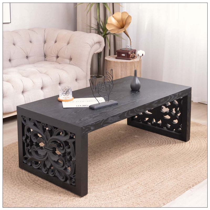 Table basse 47,2 po, Black