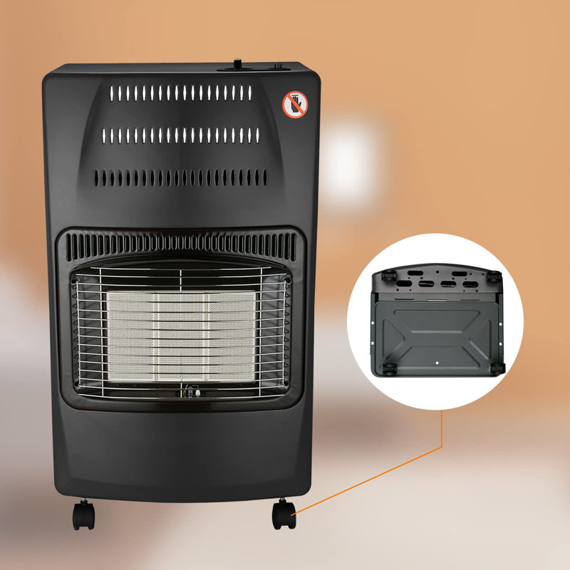 Chauffe-terrasse au propane 14250 BTU, Noir