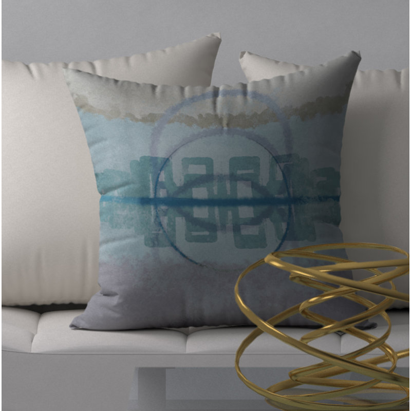 Reversible Throw Pillow, 18" x 18"