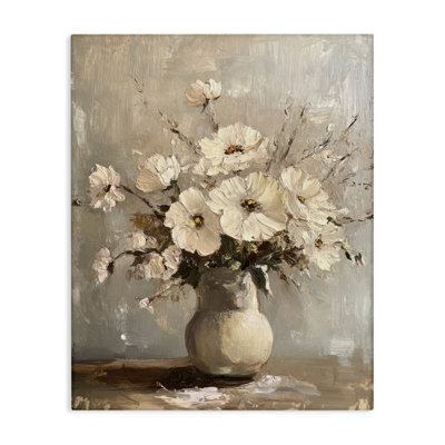 Lovely Heirloom Bouquet Canvas Wall Art by Petal Prints Design