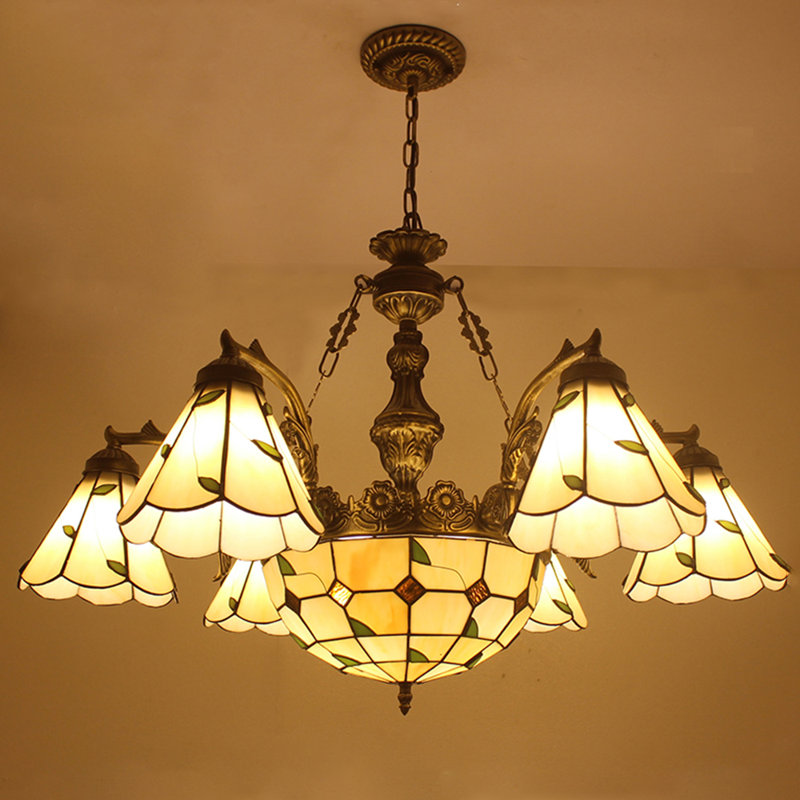 Lustre traditionnel / classique à 9 lumières Fontanes