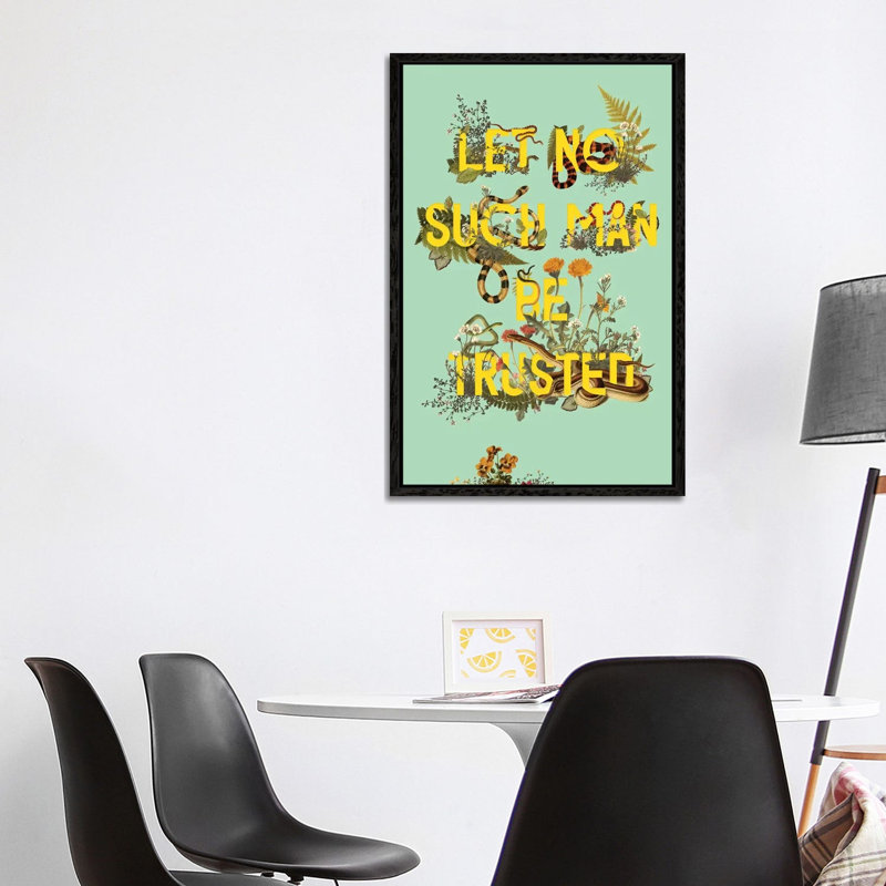 Let No Such Man by Heather Landis - Print on Canvas, Black Framed, 101.6 cm H x 66.04 cm W