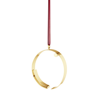 CHRISTMAS LETTER Ornament 18 kt gold plated