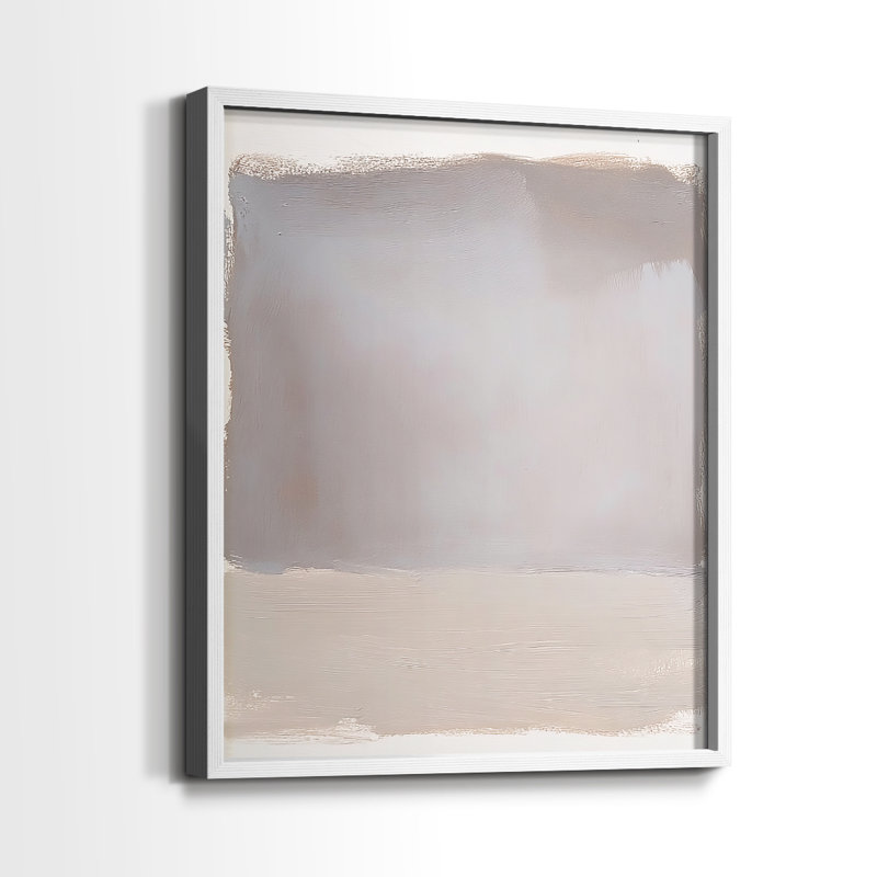"ABSTRACT Series DCCLX III" par J Paul, Blanc / Blanc, H 15 po x l 12 po