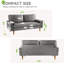 Delicat 58.46'' Velvet Loveseat-1182615030