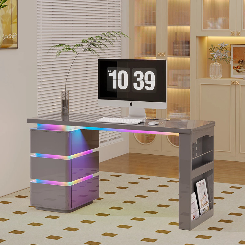 Computer Desk, Gray