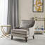 Fauteuil d'appoint rembourré Anna, siège confortable pour adultes, fauteuil d'appoint polyvalent pour la chambre à coucher du salon