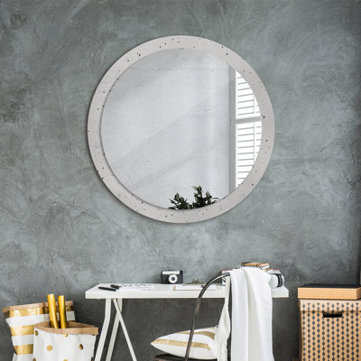 Huldar Glass Flat Wall Mirror