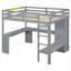 Lit mezzanine avec bureau en L, garde-robe et tablettes de rangement-1730610487-1730610486