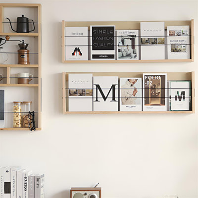 Wall-Mounted Magazine Rack