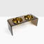 Acrylic Double Bowl Elevated Pet Feeder-923515538