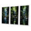 «Waterfall Hidden Oasis», 3 pièces sur toile-2064962144-2064962155
