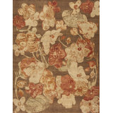 Whimsical One-of-a-Kind 9' X 12' Hand Knotted Area Rug