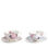 Cuckoo Teacup & Saucer Blue/Pink, Mixed Set of 2