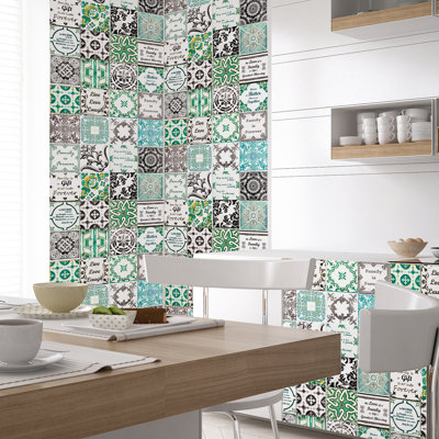 Abstract Tile Decal
