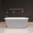 100% Acrylic Freestanding Bathtub, Soaking Tub with Heat Retention, Ergonomic BathTub for Bathroom-129083056