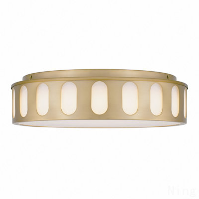 Modern Oval Flush Mount LED Ceiling Lamp for Hallway, Bathroom & Bedroom