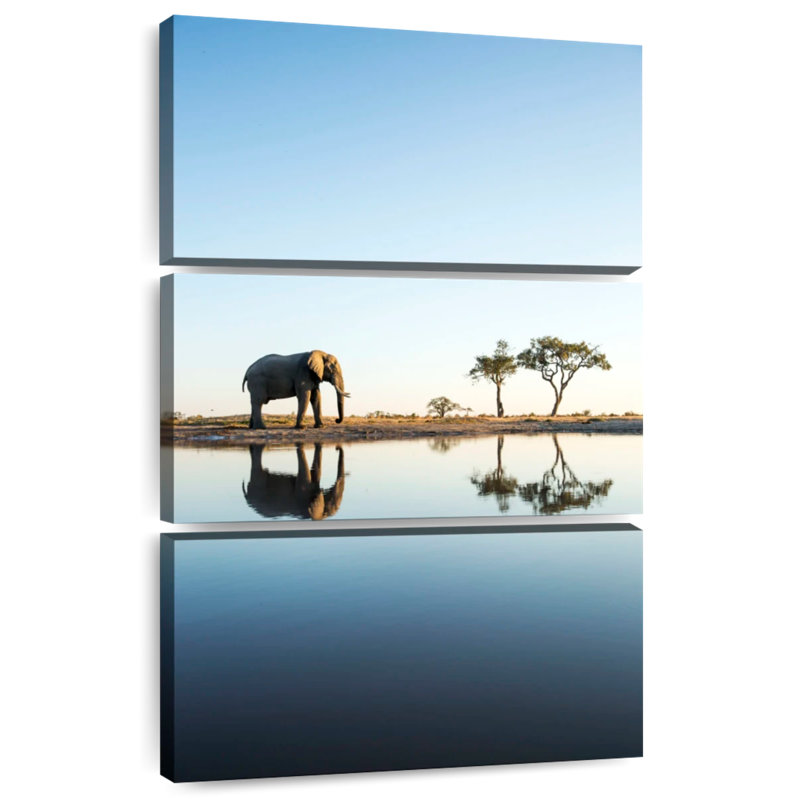 Éléphant d'Afrique Brampt, H 32 po x l 20 po