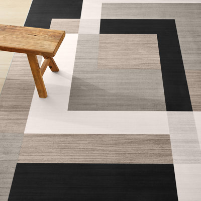 Oriental Machine Tufted Shag Area Rug