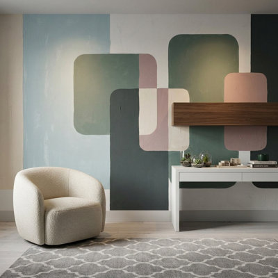 Décoration murale amovible moderne Mid Century