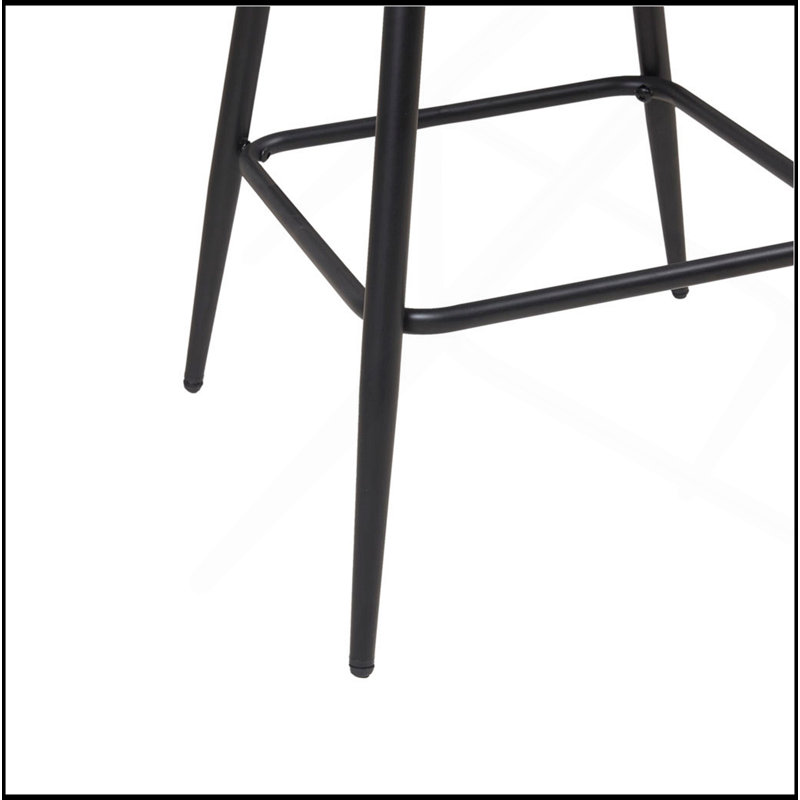 Tabouret de comptoir pivotant en similicuir