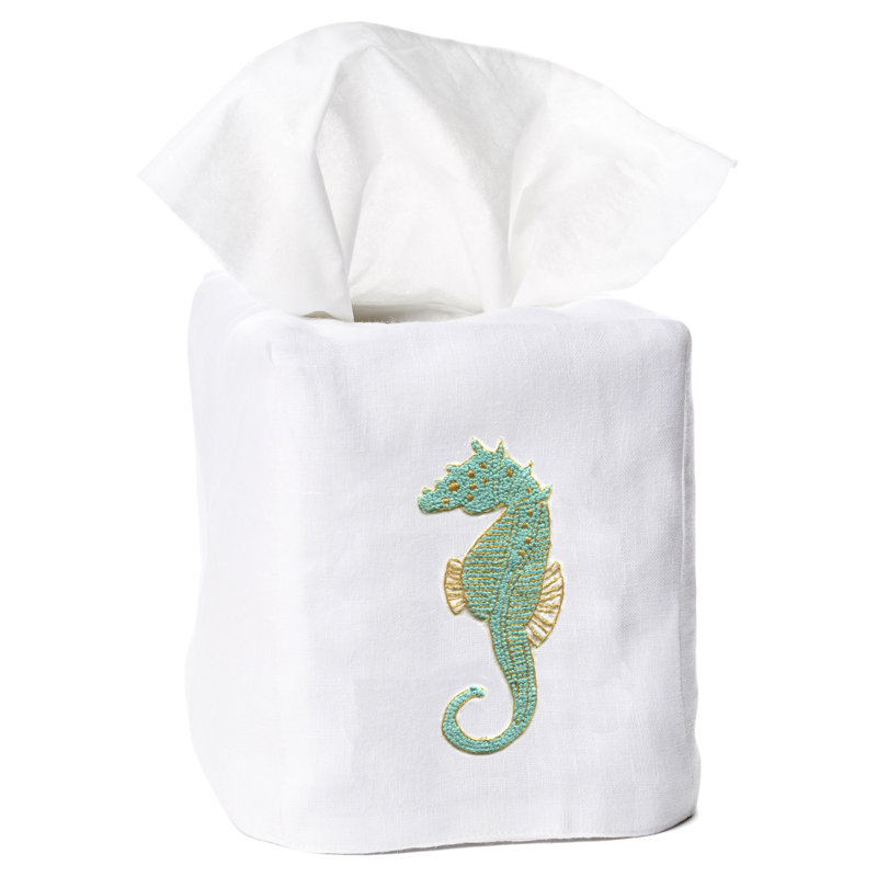 Housse pour boîte en tissu hippocampe Boutique
