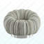 Fauteuil d'appoint pivotant noir