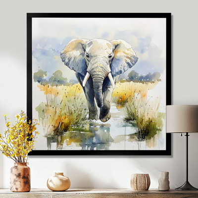 Éléphant géant doux en Afrique - Éléphant, impression d'art mural
