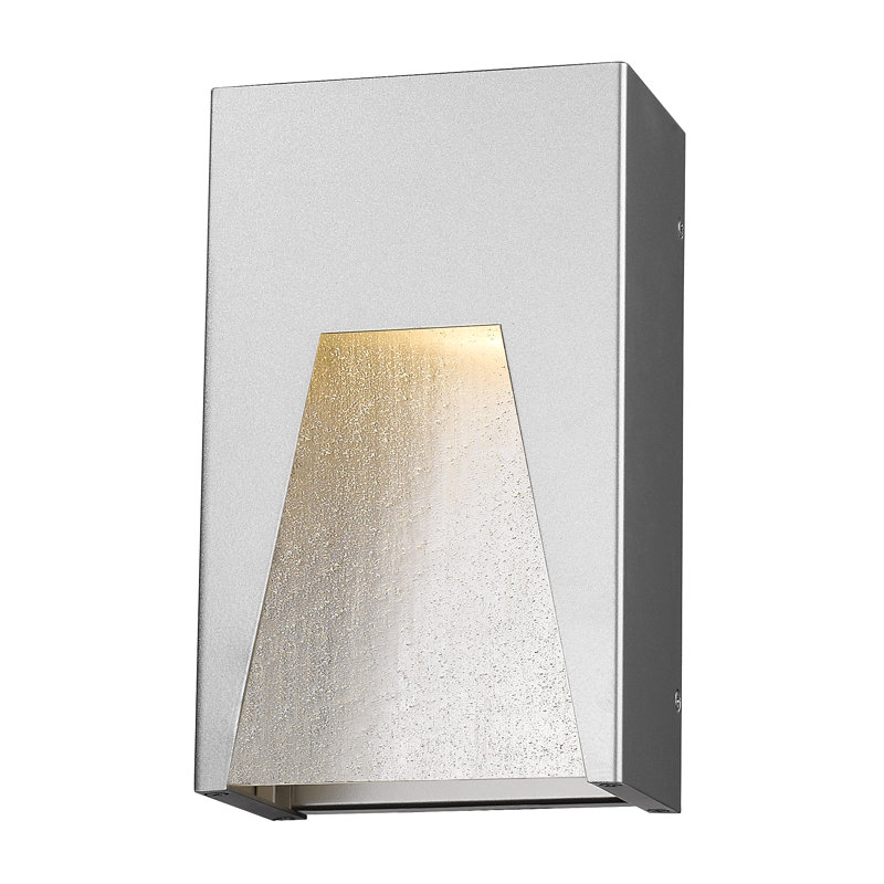 Robstown LED Wall Light, 13.25" H x 6" W x 3.63" D, Silver