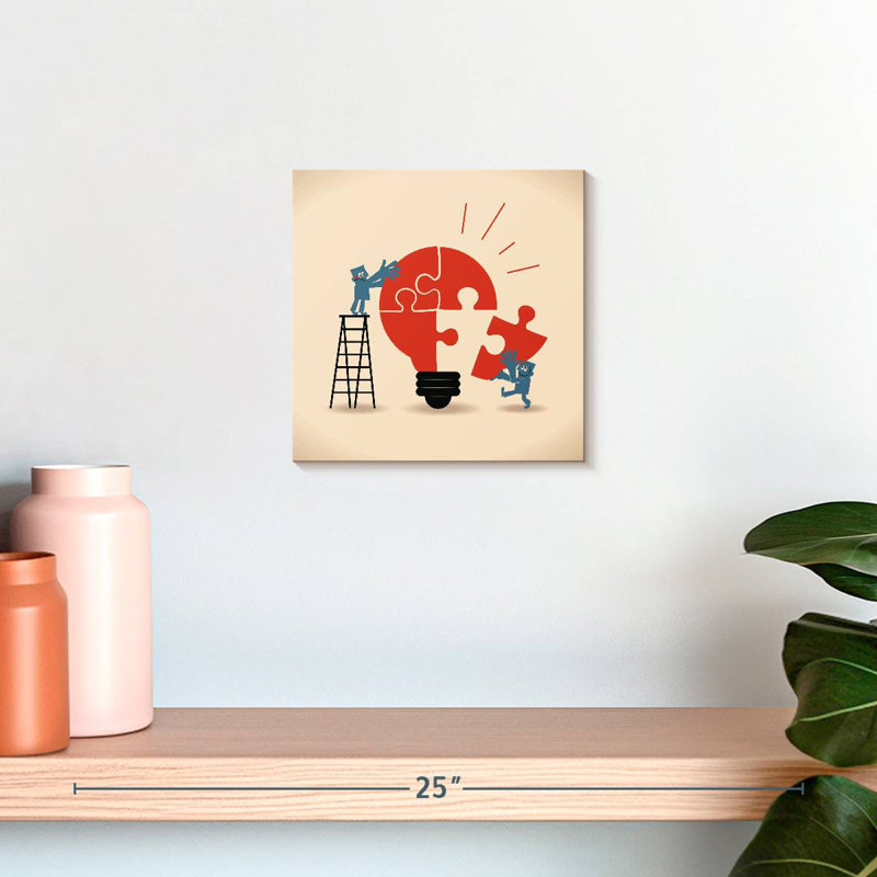 Keiri Building The Idea, 10" H x 10" W