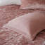 Housse de couette en velours très grand / très grand avec rosé pour lit très grand / chaleur-122455695-122455697