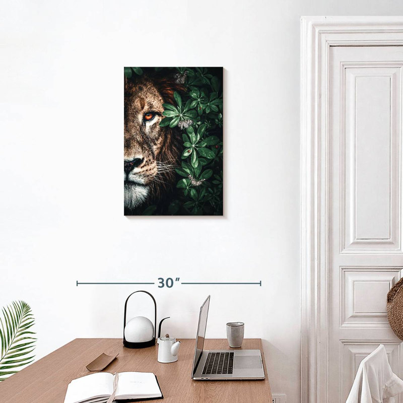 Bramet lion duo jungle, H 24 po x l 16 po