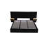 Très grand lit plateforme tapissier hydraulique en velours avec 2 tablettes, 2 lampes de lecture et un port USB-1995552502