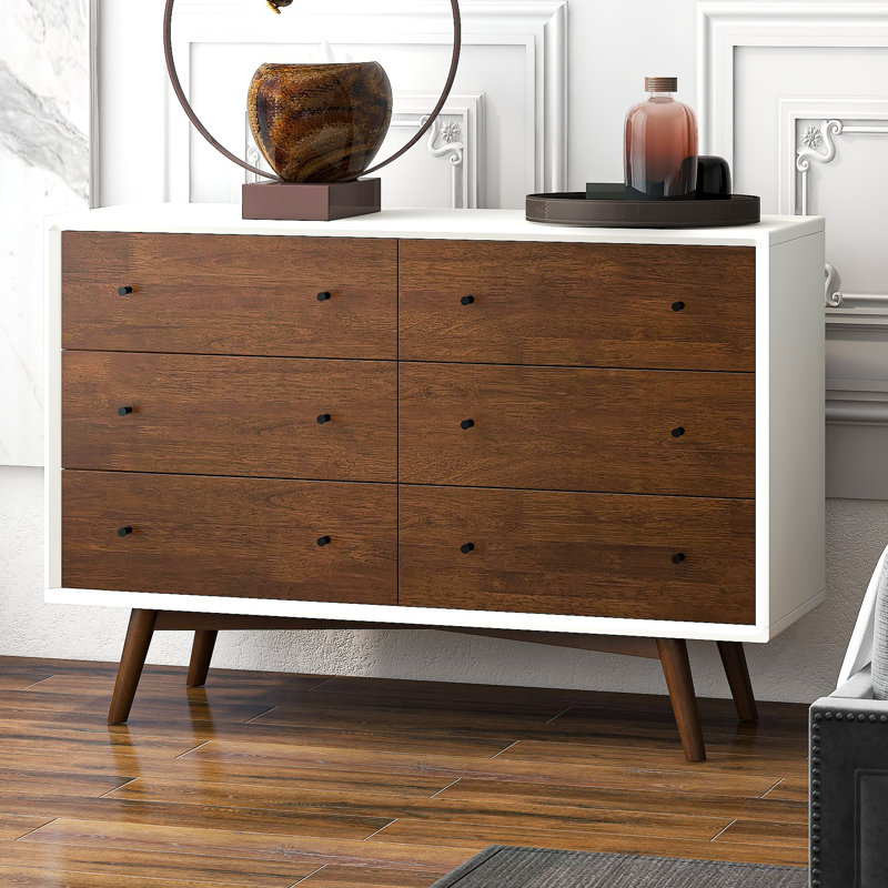Commode double 6 tiroirs Byxbee
