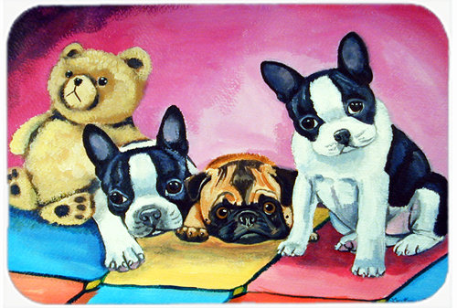Caroline's Treasures Multiple Breeds Glass Cutting Board