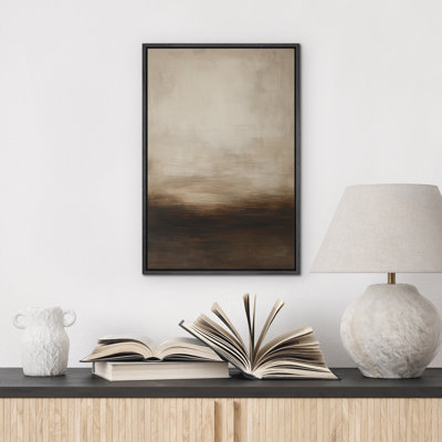 Reproduction d'art abstrait sur toile encadrée pour décoration intérieure moderne