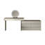 Meuble-lavabo extensible 47,24 po gris